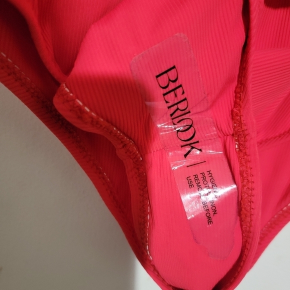 Berlook Red Cutout Tie One-Piece Swimsuit - Picture 7 of 7